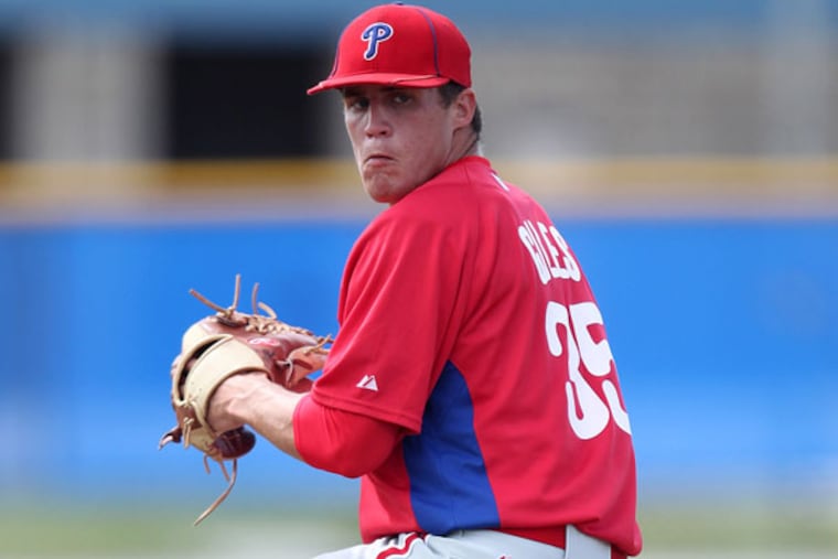 Ken Giles. (Mike Janes/Four Seam Images via AP Images)