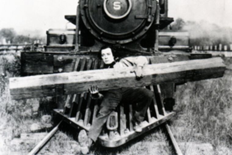 Soundlessly sublime: Buster Keaton in "The General," 1926, in "Silent Movies: The Birth of Film and the Triumph of Movie Culture" by Peter Kobel and the Library of Congress.