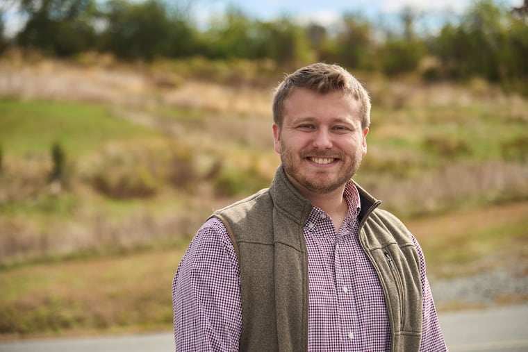 Chris Thomas, 29, is an Upper Frederick Township volunteer firefighter and former Philadelphia school teacher who says he is running a campaign focused on making Pennsylvania more affordable for working people.