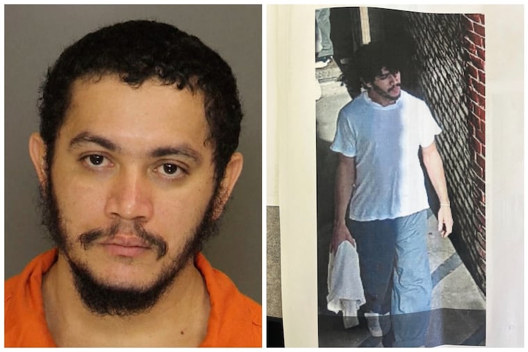 This photo provided by the Chester County Prison shows Danelo Cavalcante. Cavalcante, convicted this month of fatally stabbing his girlfriend, escaped Thursday from the suburban Philadelphia prison and prosecutors say he is also wanted in his native Brazil in a separate slaying.