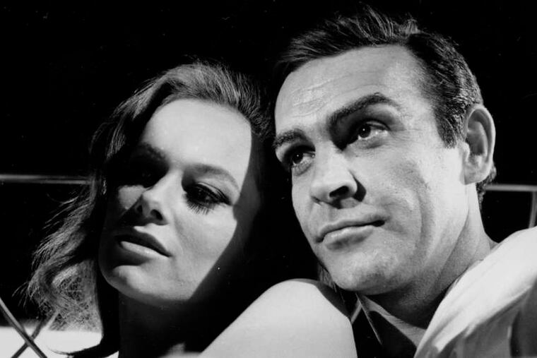 Sean Connery (right) starred with Luciana Paoluzzi in "Thunderball."