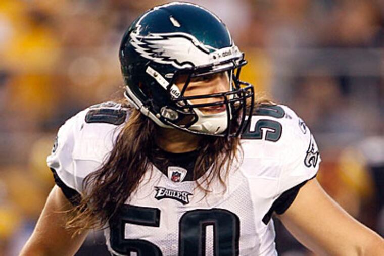 Casey Matthews will play three quarters of Thursday's game against the Browns. (Yong Kim/Staff Photographer)