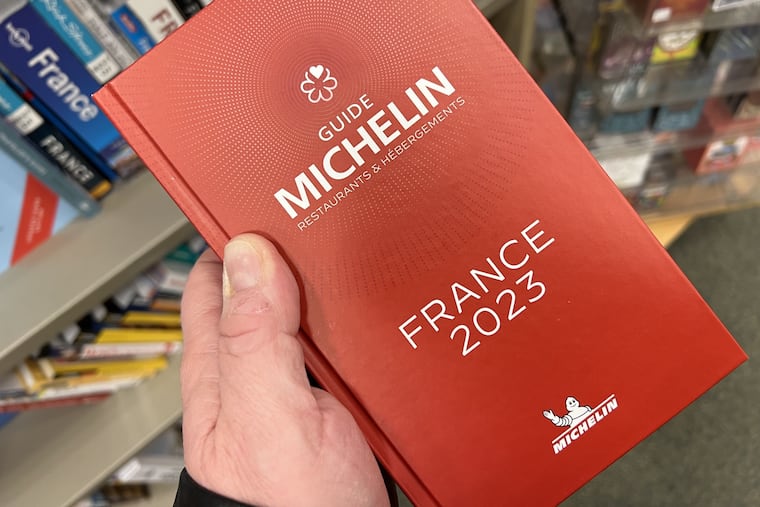 Michelin's guide to France. The tire company premiered its guides in 1900 as a promotional tool.