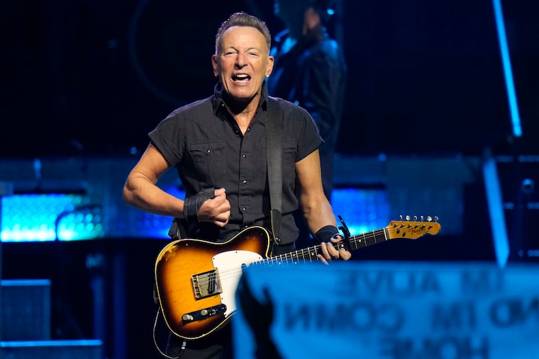 Bruce Springsteen and the E Street Band in February in Tampa, Fla.