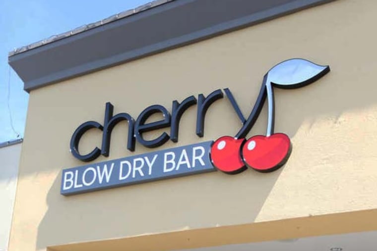 The Vicarios took over Cherry Blow Dry Bar in April with plans to grow from eight U.S. locations to 200 in five years. (DAVID SWANSON/Staff Photographer)