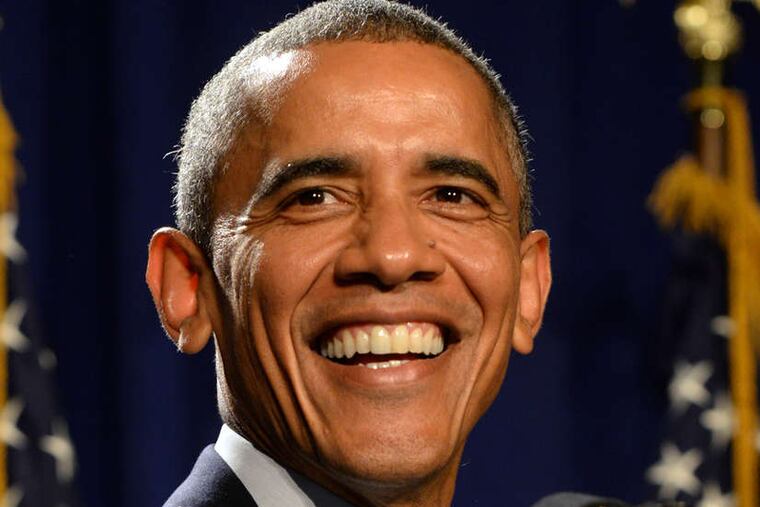 President Obama in Philadelphia last month.