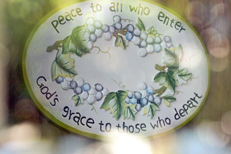 Sign in the First Century Gospel Church. Two members of the fundamentalist congregation face trial in the death of their 2-year-old from bacterial pneumonia. ( Tom Gralish / Staff Photographer )