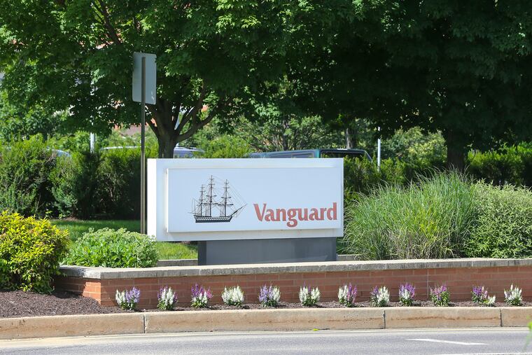 Vanguard Campus signage. Entrances on Cedar Hollow Road in Malvern.