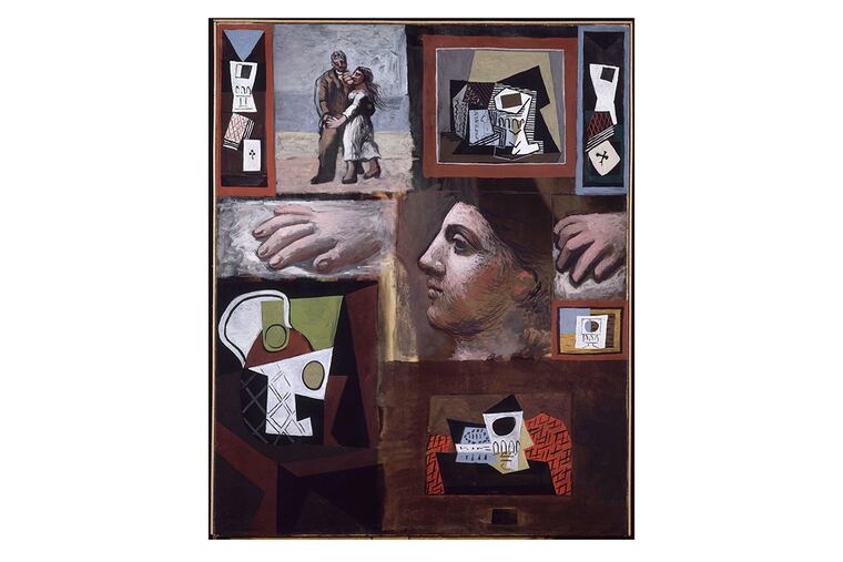 ‘Pablo Picasso, Studies, 1920. Oil on canvas. 39 3/8 × 31 7/8 in. (100 × 81 cm). Musée Picasso, Paris, MP65. Photo: René-Gabriel Ojéda. © RMN-Grand Palais / Art Resource, NY