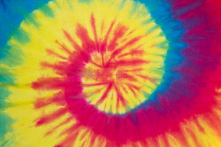 Tie-dye print.