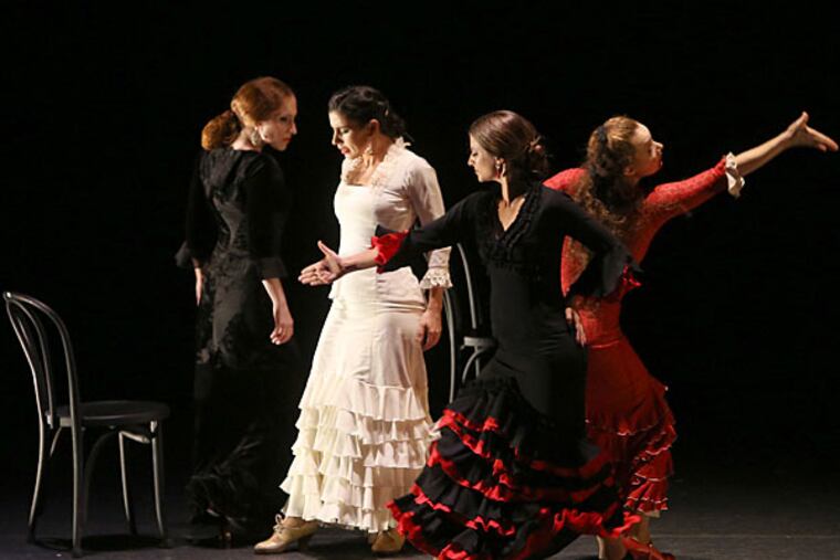 Soledad Barrio and Noche Flamenca III. (PHOTO: TIM RUMMELHOFF)