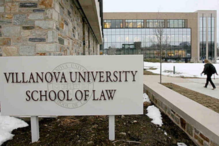 Villanova Law admitted it inflated grades on data that figure in national rankings. Many officials say rankings give an inadequate picture of quality. (Charles Fox/Staff)