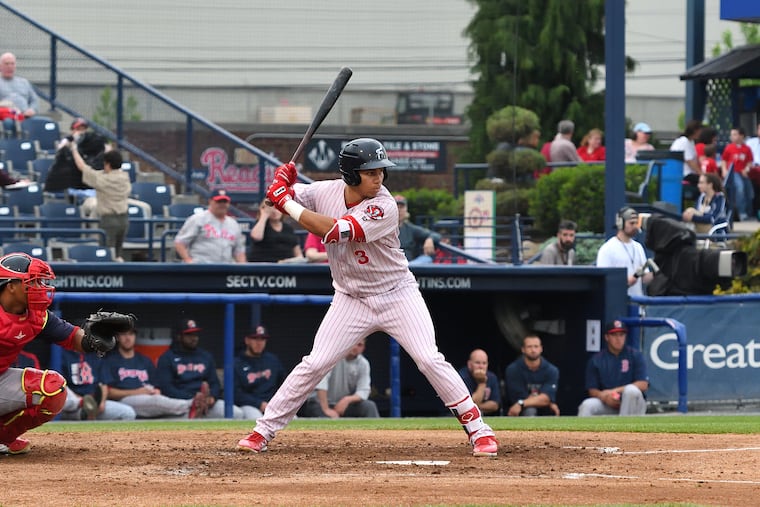 Jan Hernandez has batted .292 in 73 games for Reading this season.