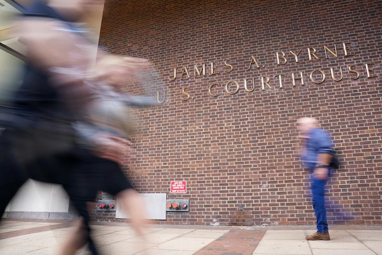 File photo of the James A. Byrne Federal Courthouse in Philadelphia, Oct. 22, 2021.