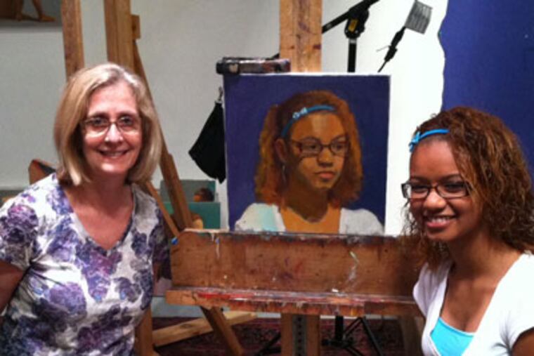 Kevin Riordan: A Haddonfield artist takes teens and their hopes as her ...