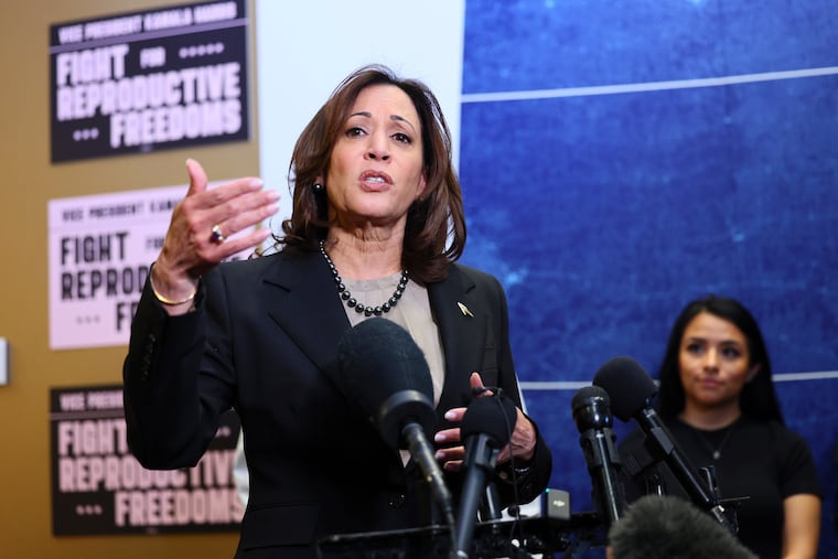 Vice President Kamala Harris speaks at Planned Parenthood on Thursday, March 14, 2024, in St. Paul, Minn.