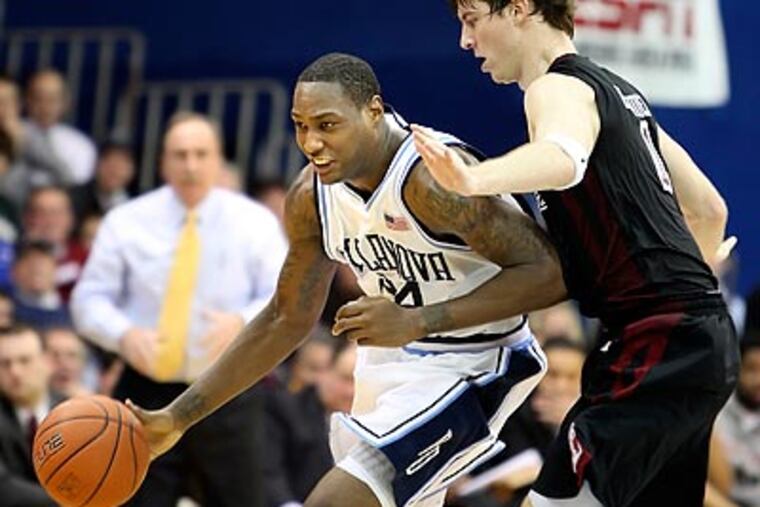 Villanova guard Corey Stokes has struggled with his shooting touch of late. (Steven M. Falk/Staff file photo)