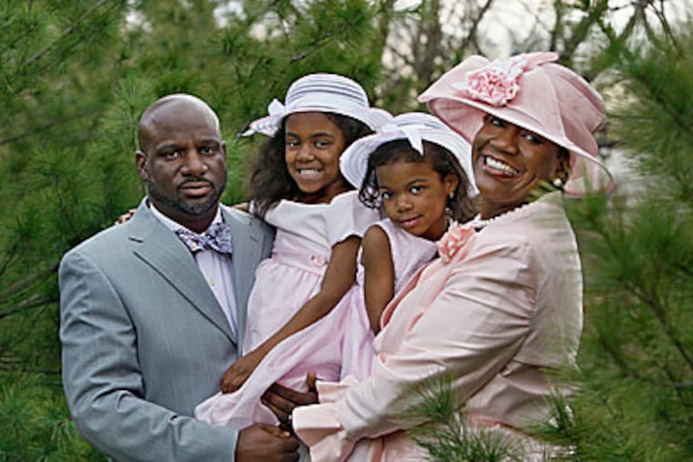 The Tyler family of Palmyra will be looking like this on this Easter Sunday. ( Elizabeth Robertson / Staff Photographer )