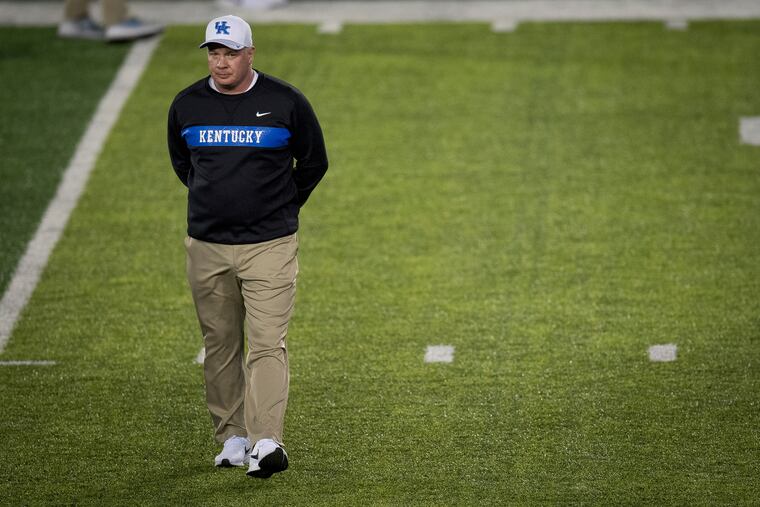 Kentucky head coach Mark Stoops in October.
