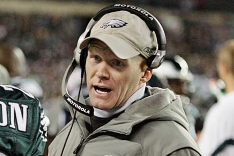 Sean McDermott circles the same number that Jim Johnson preached to his defense: 17. (Elizabeth Robertson/Staff Photographer )