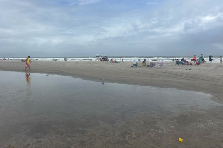 The Ocean City beach: A swimmer was reported missing in the water near the beach.