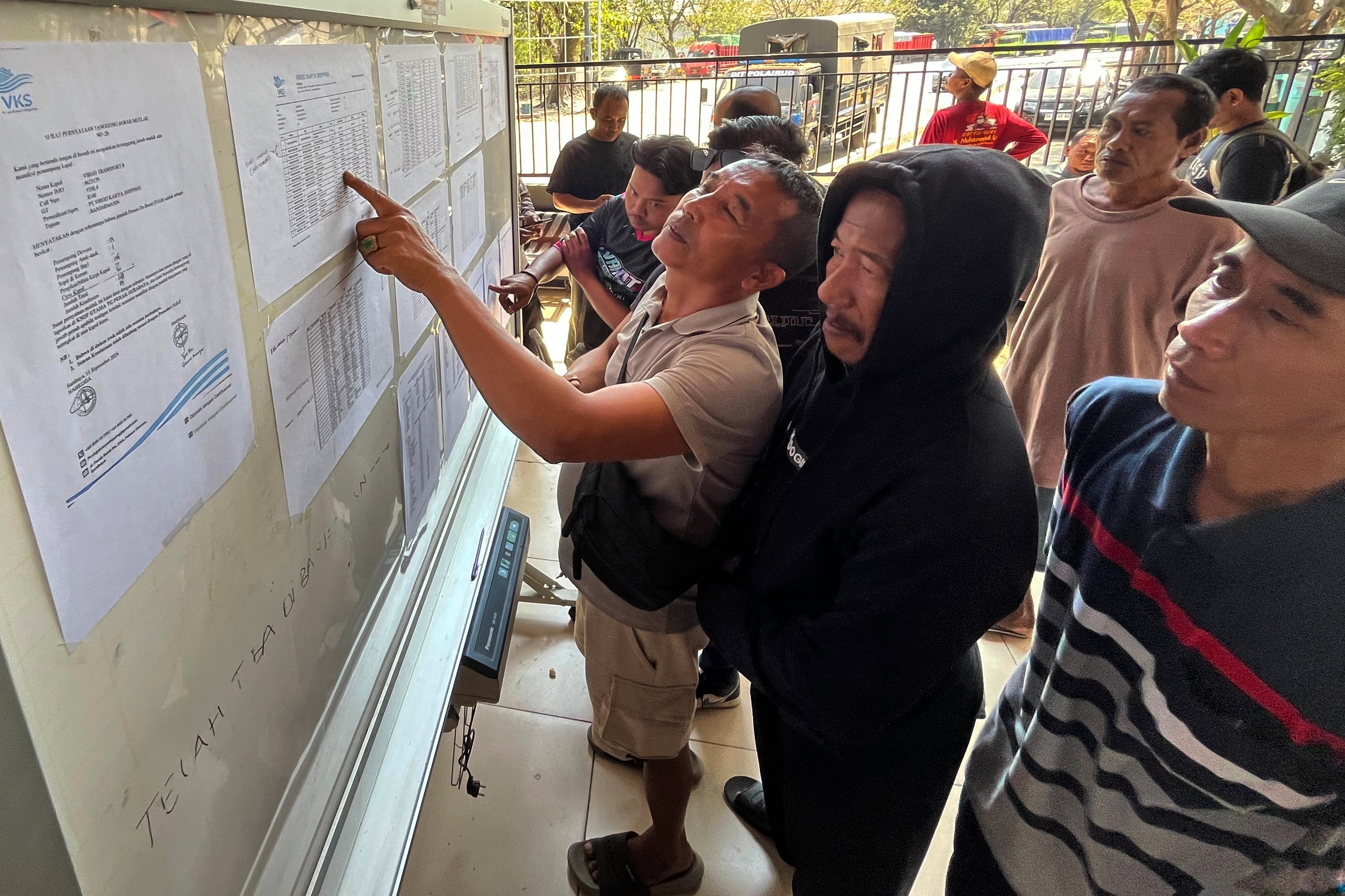 Indonesia searches for 129 people missing after ferry capsizes in the Java Sea