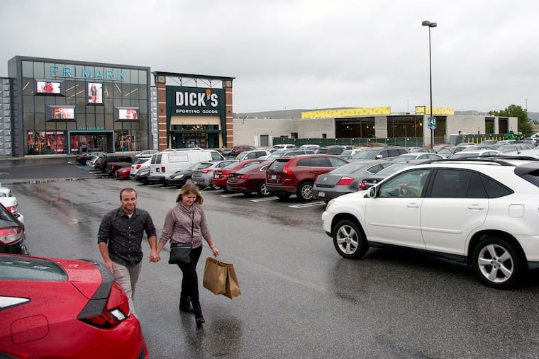 At King of Prussia Mall, two retailers are at an old Sears. Restaurants will open where the auto center was.