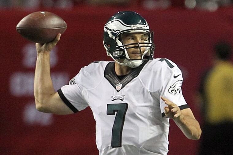 Sam Bradford throws the football against the Atlanta Falcons.