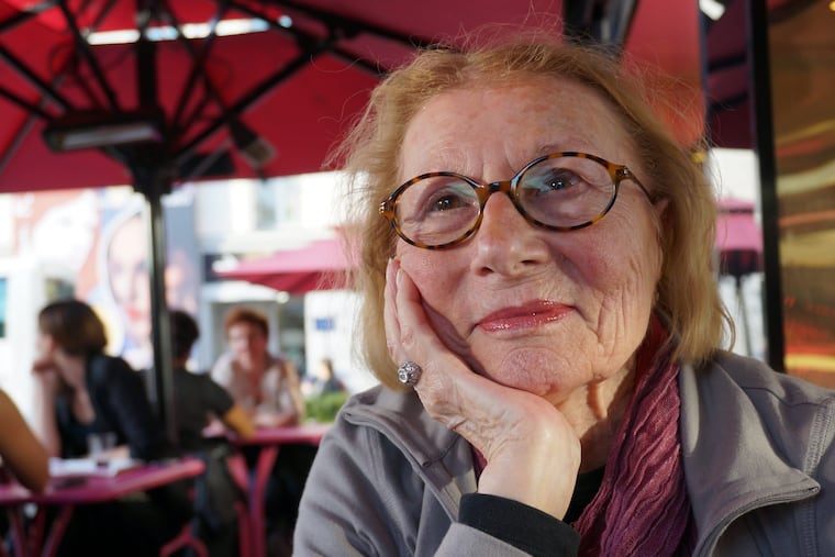 Bernice Soffer in a Paris cafe during a trip in 2013.