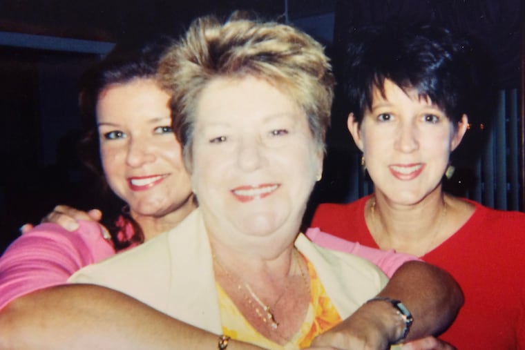 Trish Wiser (left) lost her battle to cancer. Pictured here with her mother (center) and her sister, the author, Christina Mitchell (right).