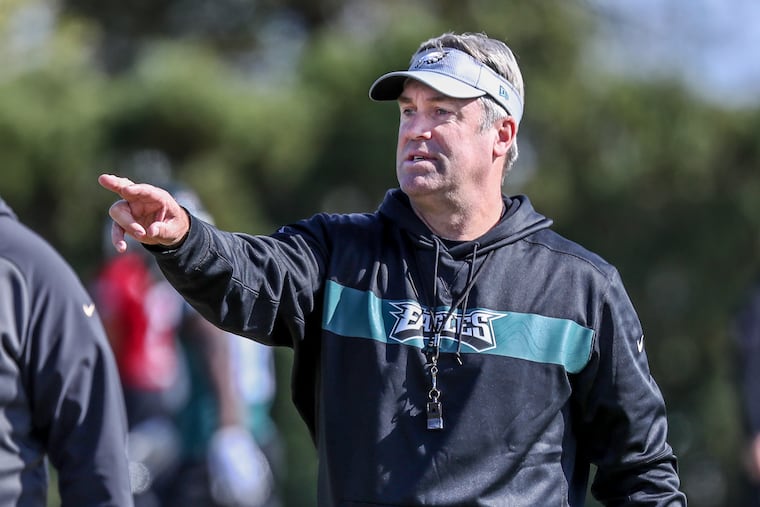 Philadelphia Eagles head coach Doug Pederson.