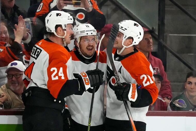 The Flyers have suddenly won three straight and now have points in four straight.