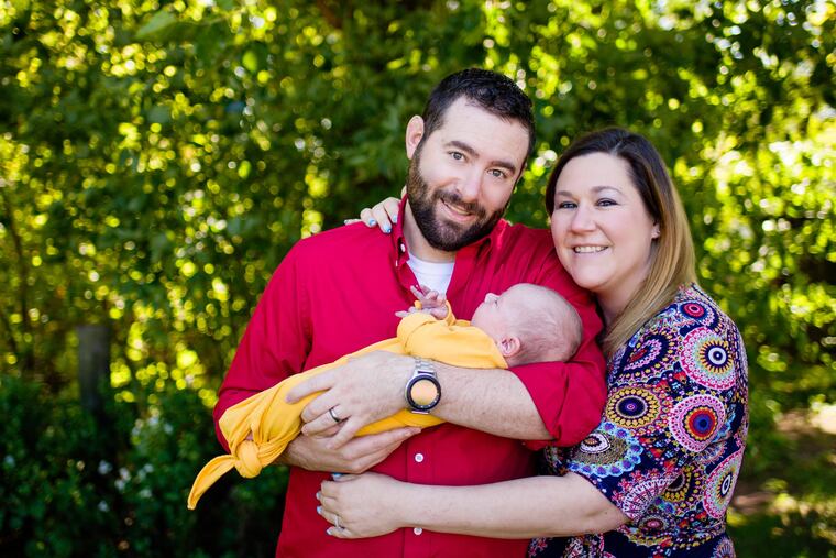 Brian and Erica Chapman, with baby Lincoln