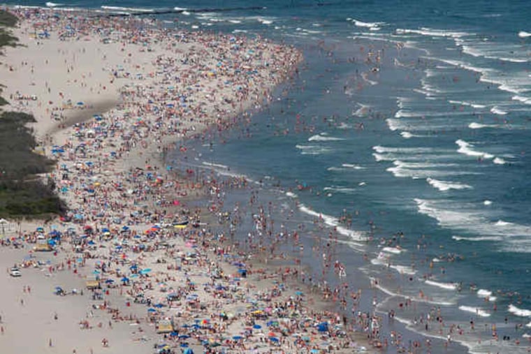 File photo of beach in Wildwood.