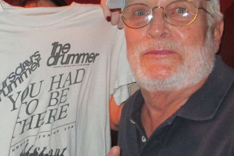 Bob Ingram , former Drummer editor, at P&P.