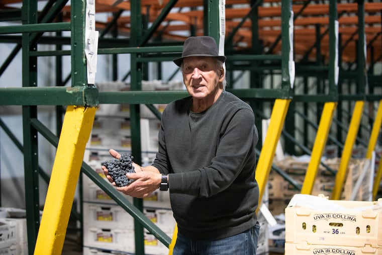 Lenny Procacci, of Procacci Brothers, inside the cold storage section of the business’ warehouse in South Philadelphia.