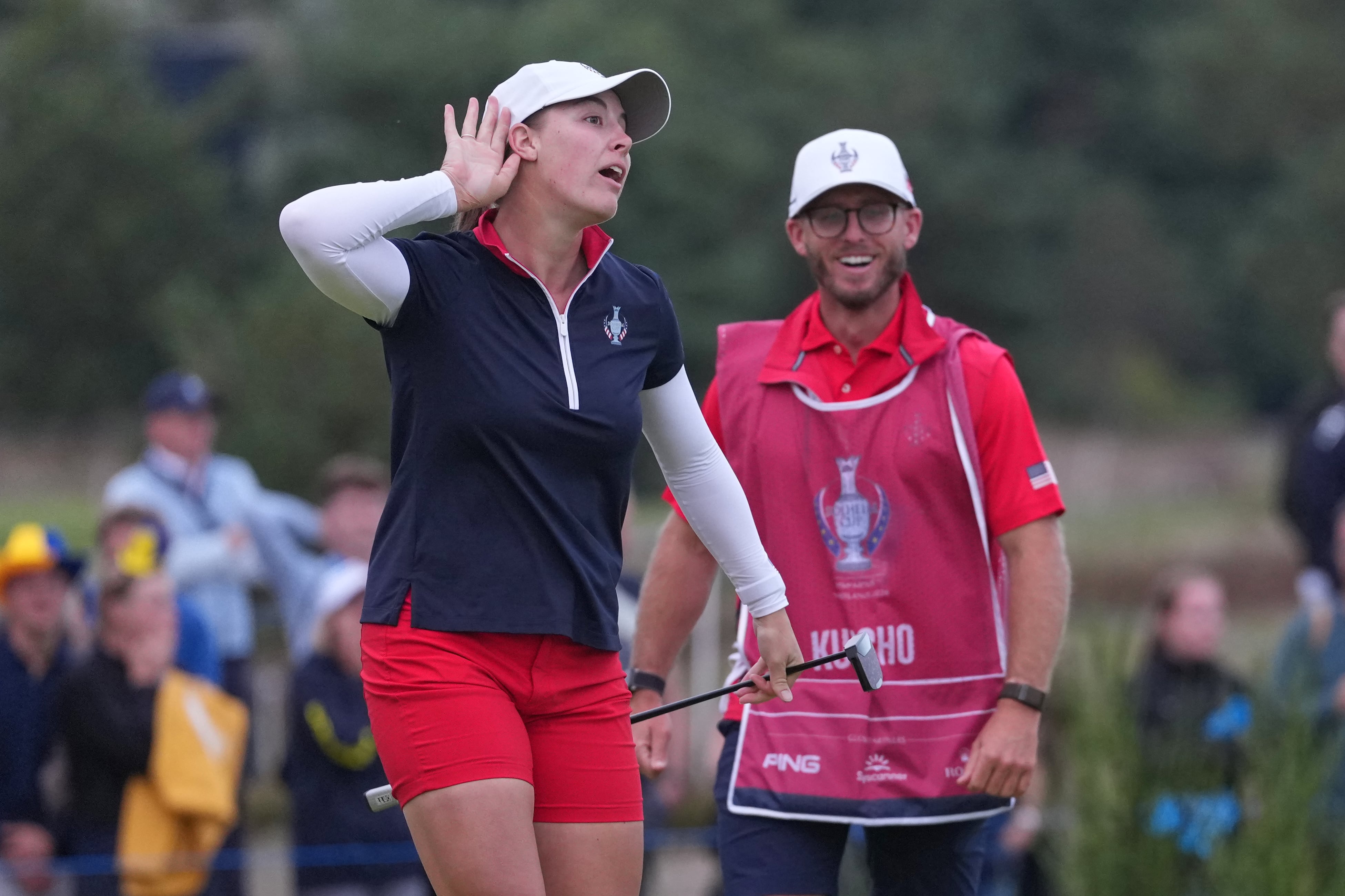 Two huge putts from Kupcho give US renewed hope in remarkable Solheim Cup finish