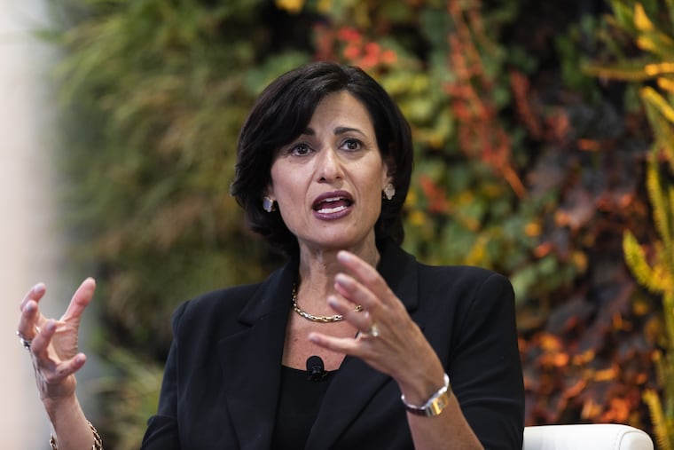 Rochelle Walensky, Director of the U.S. Centers for Disease Control and Prevention, participates in a panel discussion during the Milken Institute Global Conference in Beverly Hills, California, on May 4, 2022.