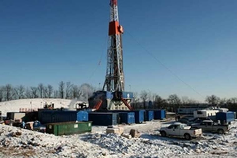 in Canonsburg, Pa., a drill operated by Range Resources Corp., of Fort Worth, Texas, taps gas in the shale below.