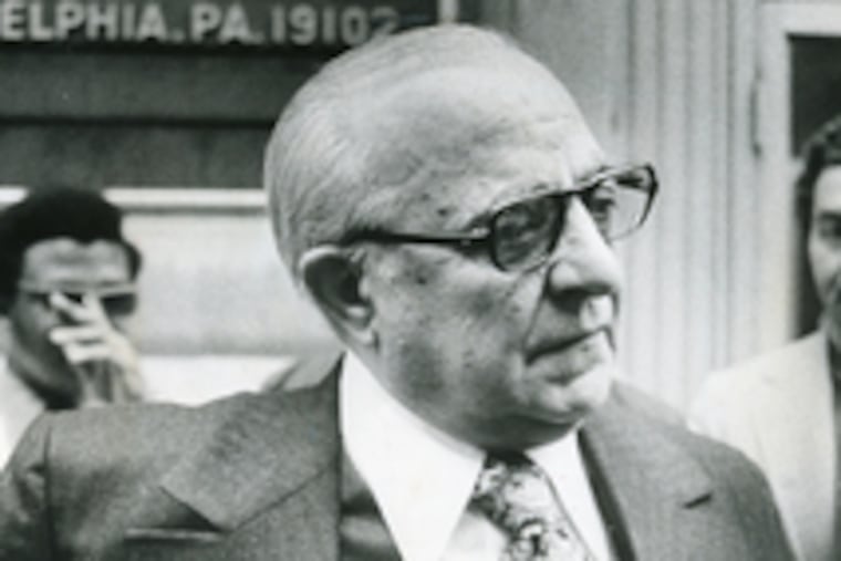 A grand jury says Father Joseph Sica, seen in December 2006 with casino owner Louis DeNaples (right), lied when he said had no personal relationship with crime boss Russell Bufalino (above).