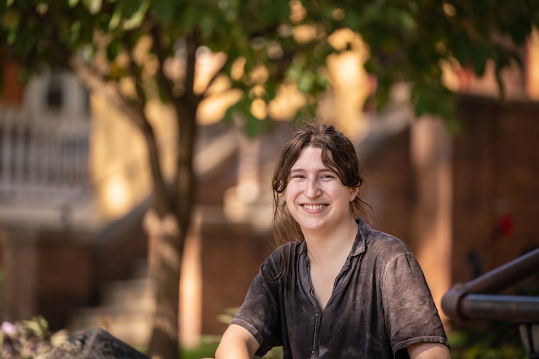Francie Medosch, leader of the rising young Berwyn born country rock rock band Florry, who will be opening for Kurt Vile at Philly Music Fest, in Philadelphia, Monday, October 2, 2023.