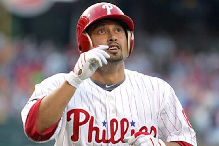 Shane Victorino took some heat for criticizing the fans this week. (David Swanson/Staff Photographer)