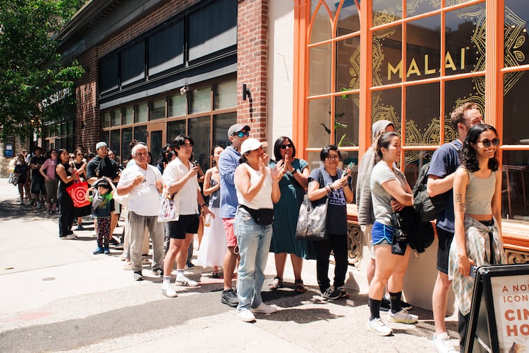 Malai, a South Asian ice cream shop, opened on May 17 with long lines.