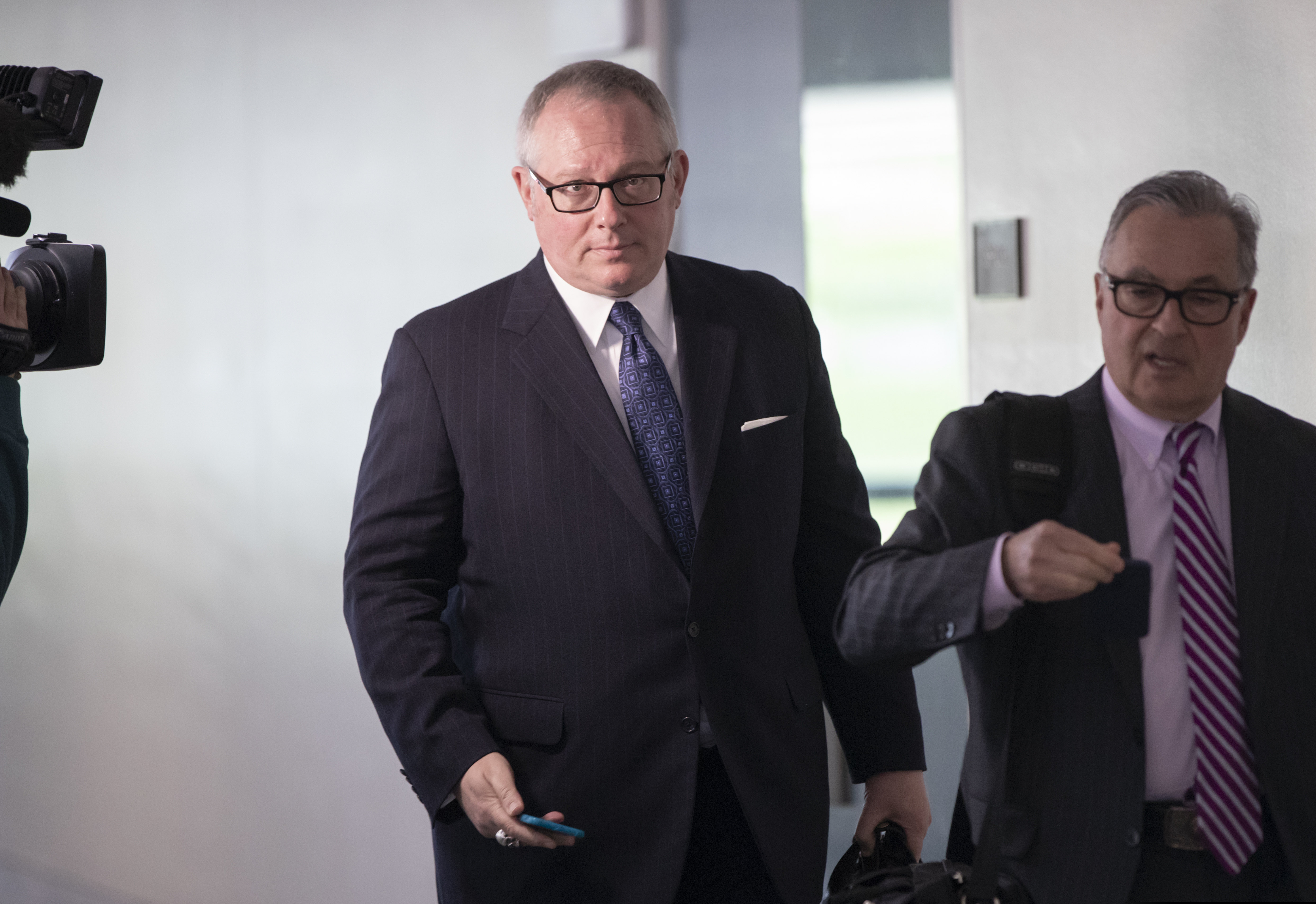 Michael Caputo, left, shown in May 2018