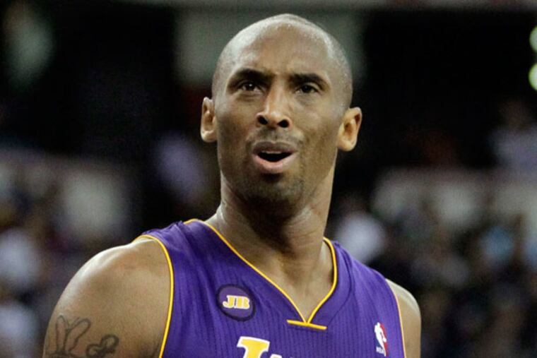 Kobe Bryant passed Wilt Chamberlain on the NBA's all-time scoring list. (Rich Pedroncelli/AP)