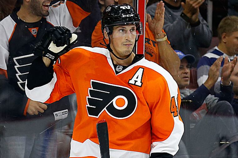 The Flyers' Vincent Lecavalier. (Yong Kim/Staff Photographer)
