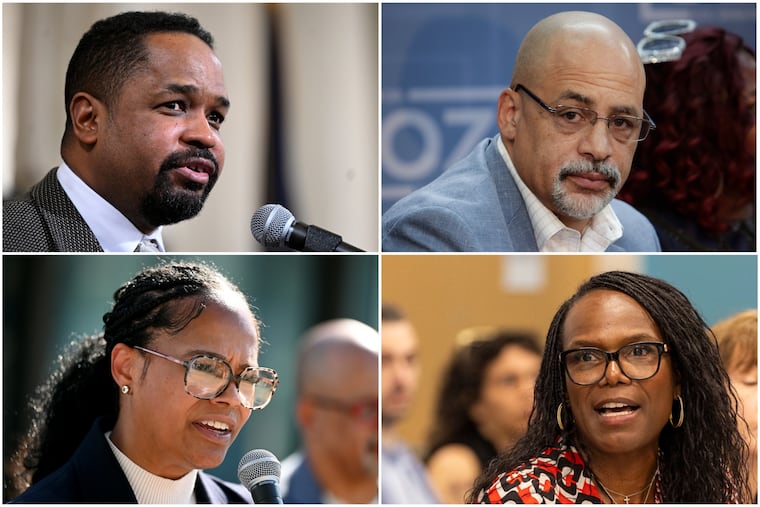 Declared candidates in the Democratic primary for Philadelphia's 3rd Congressional District (clockwise from upper left): State Sen. Sharif Street, State Rep. Chris Rabb, Ala Stanford, and State Rep. Morgan Cephas. The seat, currently held by retiring U.S. Rep. Dwight Evans, represents a large portion of Philadelphia. It is the most Democratic district in the state.