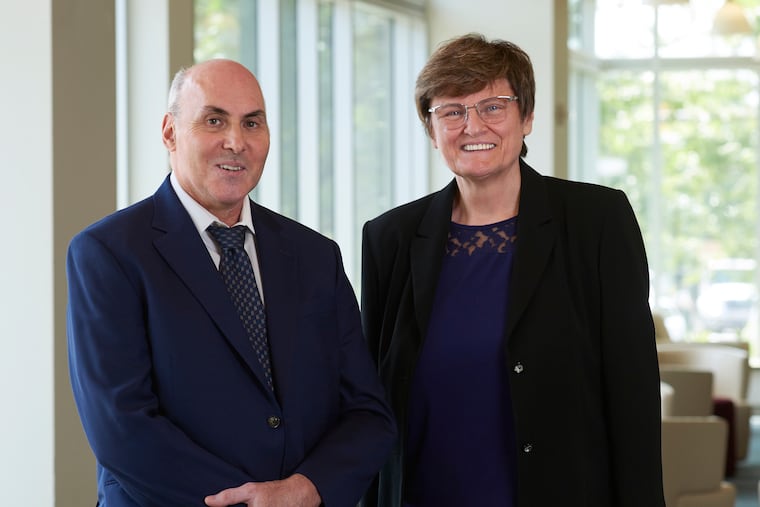 Drew Weissman, left, and Katalin Karikó are winning Philadelphia's John Scott Award for their RNA research at the University of Pennsylvania, paving the way for COVID-19 vaccines made by Moderna and Pfizer-BioNTech.