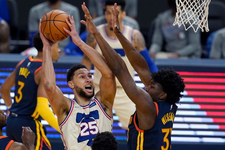 Philadelphia 76ers guard Ben Simmons looks to bounce back in Thursday's game against the Cavs.