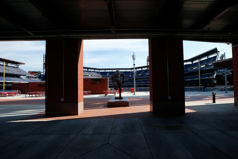 Ashburn Alley at Citizens Bank Park will be empty again Tuesday night after another Phillies-Yankees game was postponed due to some members of the Miami Marlins suffering a coronavirus outbreak in Philadelphia over the weekend.
